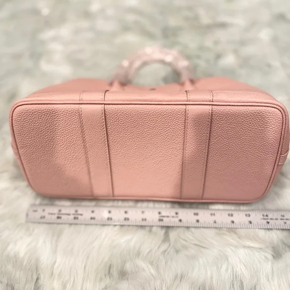 Pink 36CM Togo leather Top handle Graden Party genius leather Satchel bag - Picture 7 of 15